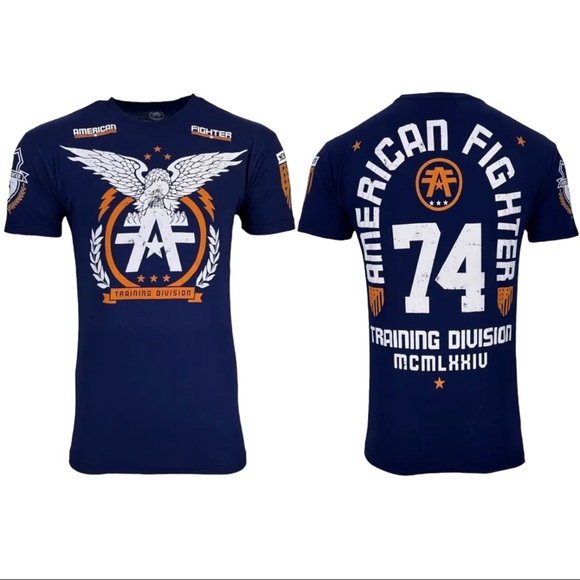 American Fighter Men's T-shirt Take Flight Athletic Navy XS-4XL - Picture 2 of 8